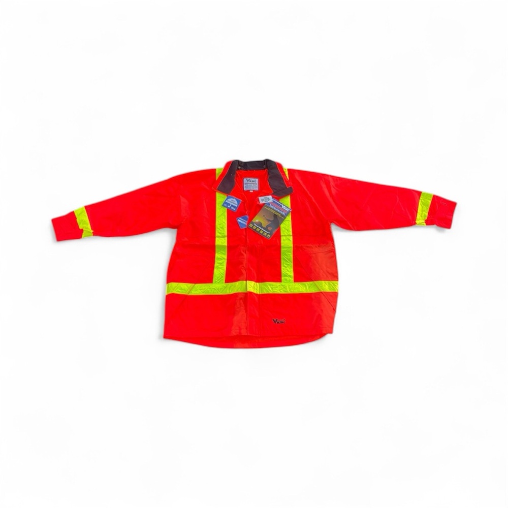 vikings journeyman 420D ripstop nylon Fluorescent Size 2x safety suit (read)